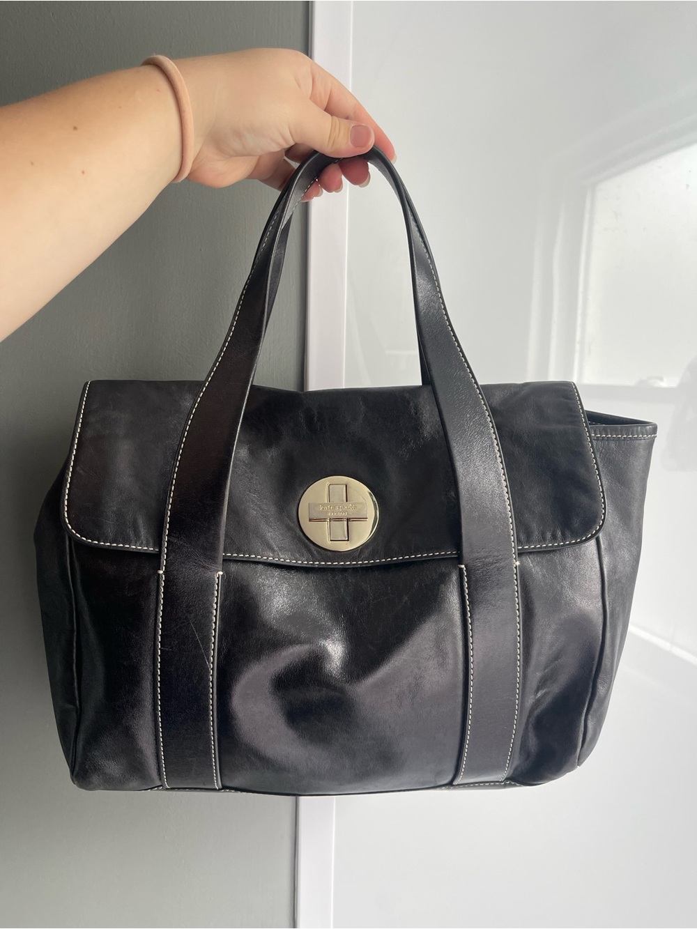 Vintage leather Kate spade bag